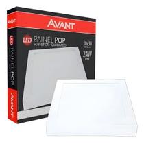 Plafon Led Quadrado Sobrepor 24w Pop - Avant Plafon Led Quadrado Sobrepor 24w Pop - Avant