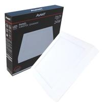 Plafon Led Quadrado Sobrepor 25W 30X30Cm 6500K Bra