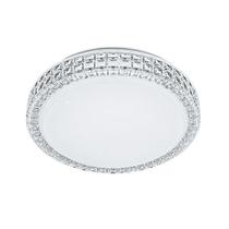 Plafon Led Sagitta Redondo Efeito Cristal 12w Branco Frio