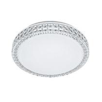 Plafon Led Sagitta Redondo Efeito Cristal 12W Branco Frio