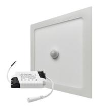 Plafon Led Sensor de Presença Embutir 18w 6500k Bivolt