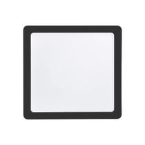 Plafon Led Sobrepor 18W Quadrado 6500K Preto Blumenau Plafon Led Sobrepor 18W Quadrado 6500K Preto Blumenau