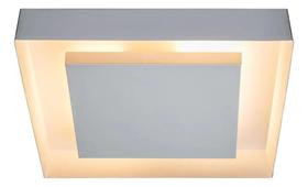Plafon LED Sobrepor 40x40 Metálico Alumínio 4 Lâmpadas Quadrado Moderno Plafon LED Sobrepor 40x40 Metálico Alumínio 4 Lâmpadas Quadrado Moderno