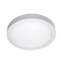 Plafon LED Sobrepor Blumenau Redondo 18W 3000K Leitoso