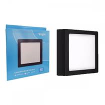 Plafon Led Sobrepor Elgin Quadrado 18W. 1440Lm. 6500K. Bivolt Preto Plafon Led Sobrepor Elgin Quadrado 18W. 1440Lm. 6500K. Bivolt Preto