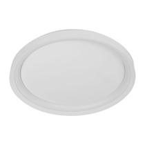 Plafon Led Sobrepor Metal Aluminio Branco 36w 3000k Giro