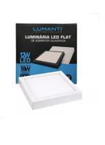 Plafon Led Sobrepor Quadrado 12W 3000K Plafon Led Sobrepor Quadrado 12W 3000K