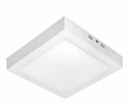 Plafon LED sobrepor quadrado 12W 6500k, branco flat LUMANTI Plafon LED sobrepor quadrado 12W 6500k, branco flat LUMANTI