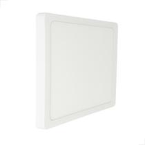 Plafon LED Sobrepor Quadrado 24W Bivolt 6500K Branco Frio 3030cm IP20 Alta Eficiência Luz Sala Cozinha