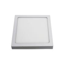 Plafon Led Sobrepor Quadrado 24W Branco Frio 6000K Embuled - Embu Led