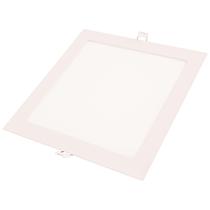 Plafon LED Tramontina Quadrado de Embutir Slim 18 W Bivolt 3000 K Luz Amarela