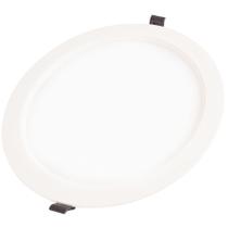 Plafon LED Tramontina Redondo de Embutir Slim 1000 lm 12 W Bivolt 6500 K Luz Branca Plafon LED Tramontina Redondo de Embutir Slim 1000 lm 12 W Bivolt 6500 K Luz Branca