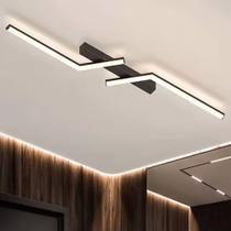 Plafon Linear Minimalista, LED 10w, Branco Quente, LexLight