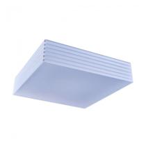 Plafon Linhas 20X20cm Branco - Lampluz - 551-BR