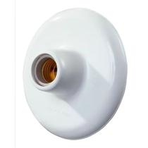 Plafon Luminária de Teto Redonda Bocal Branco, Bivolt 250V Plafon Luminária de Teto Redonda Bocal Branco, Bivolt 250V