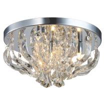 Plafon Lustre Cristal Modaza Eleganza Redondo 35 cm