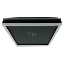 Plafon Luz Direta e Indireta Quadrado Preto LED 40W 3500K Bivolt Plafon Luz Direta e Indireta Quadrado Preto LED 40W 3500K Bivolt