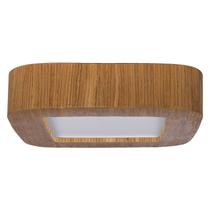 Plafon Madeira Led Arredondado 12W Bivolt Freijó Plafon Madeira Led Arredondado 12W Bivolt Freijó