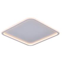 Plafon Moderno Branco 40cm Led 58W 3 em 1 Bivolt 15700-PL