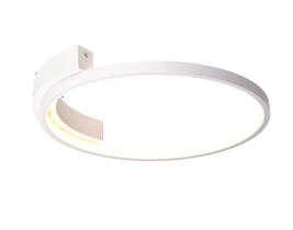 Plafon Moderno Redondo Branco 50cm Led 25W 3000K Bivolt 14579-PL