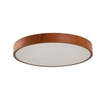 Plafon Moderno Sobrepor Oris 40cm Led 3000k Imbuia Nordecor Plafon Moderno Sobrepor Oris 40cm Led 3000k Imbuia Nordecor