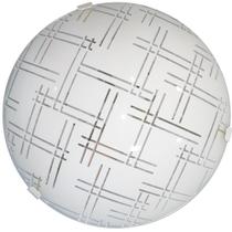Plafon Moderno Solaris Vidro Curvo Abstrato Gama 300mm Plafon Moderno Solaris Vidro Curvo Abstrato Gama 300mm