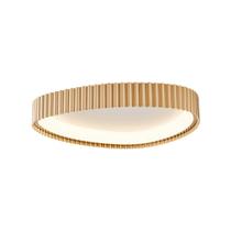 Plafon Nordecor Rivy 90016 45cm Led Dimerizável Dourado Fosco Bivolt Plafon Nordecor Rivy 90016 45cm Led Dimerizável Dourado Fosco Bivolt