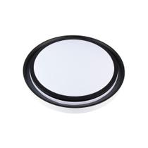 Plafon Nordecor Zony Redondo 2670 Led Bivolt Preto Plafon Nordecor Zony Redondo 2670 Led Bivolt Preto