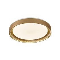 Plafon Nordecor Zyra 90033 49cm Led Dimerizável Dourado Fosco Bivolt Plafon Nordecor Zyra 90033 49cm Led Dimerizável Dourado Fosco Bivolt