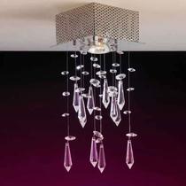 Plafon Obelisc Cristal 14CM 1GU10 Bronzearte