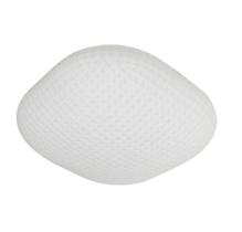 Plafon Ozzy Branco Metal E Vidro 25cm STARLUX - LT001S WHITE