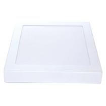 Plafon Painel Avant Led 17cm Alumínio Quadrado Sobrepor 12W 6,5K 720 Lúmens