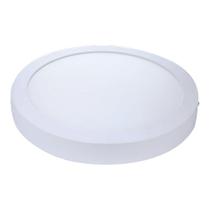 Plafon Painel Avant Led 17cm Alumínio Redondo Sobrepor 720 Lúmens 6,5K 12W