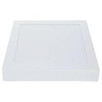 Plafon Painel Avant Led 29cm Alumínio Quadrado Sobrepor 1680 Lúmens 6,5K 24W Bivolt