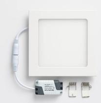 Plafon Painel de LED QUADRADO 15cm de diâmetro Bivolt 9W 3000k