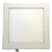 Plafon Painel De Led Quadrado 22Cm Bivolt 18W 3000K