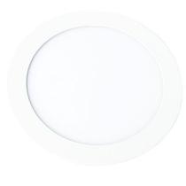 Plafon painel embutir redondo branco quente 3000k led 18w