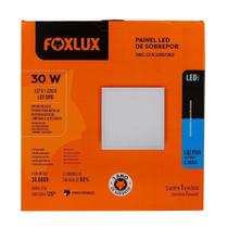 Plafon Painel Foxlux LED 40cm Quadrado de Sobrepor 30W 6500K Plafon Painel Foxlux LED 40cm Quadrado de Sobrepor 30W 6500K