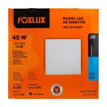 Plafon Painel Foxlux LED 60cm Quadrado de Embutir 45W 6500K Plafon Painel Foxlux LED 60cm Quadrado de Embutir 45W 6500K