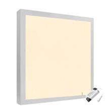 Plafon Painel Led 25w 24w Sobrepor Quadrado Branco Quente