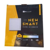 Plafon Painel Led Embutir Quadrado 18w 22cm Biv 3000K Bella Plafon Painel Led Embutir Quadrado 18w 22cm Biv 3000K Bella