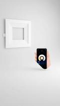 Plafon Painel LED Embutir Quadrado 18W Smart Wi-Fi