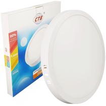 Plafon Painel Led Redondo Sobrepor 30Cm 25W Bivolt Quente Plafon Painel Led Redondo Sobrepor 30Cm 25W Bivolt Quente