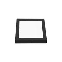 Plafon Painel Led Sobrepor Quadrado Lys 18w 6500k Preto Taschibra