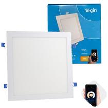 Plafon Painel Quadrado Embutir 24w Inteligente Smart Wi-fi