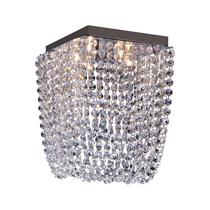 Plafon Pandora Quadrado Cromado 280x200x200mm - Plafon Pandora Quadrado Cromado 280x200x200mm -