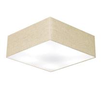 Plafon Para Banheiro Quadrado SB-3051 Cúpula Cor Rústico Bege