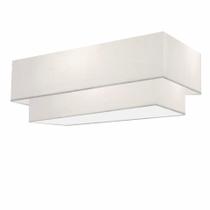 Plafon Para Banheiro Retangular SB-3071 Cúpula Cor Branco