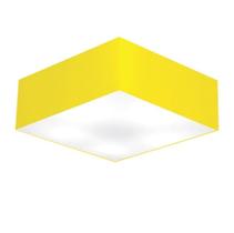 Plafon Para Corredor Quadrado SC-3002 Cúpula Cor Amarelo