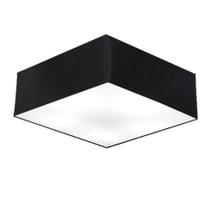 Plafon Para Corredor Quadrado SC-3052 Cúpula Cor Preto